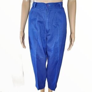 VTG Royal Manor High Waist Pleated Cotton  Pants